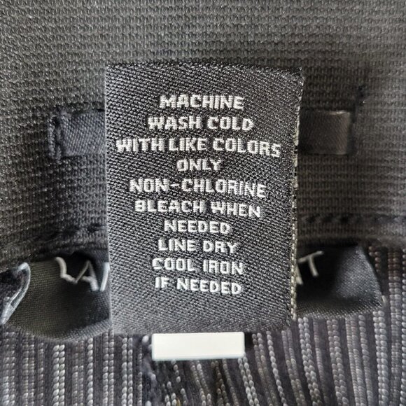 Lane Bryant The Allie Dress Pants Size 28 Trouser Straight Black Pinstripe 46X31 - Picture 7 of 12